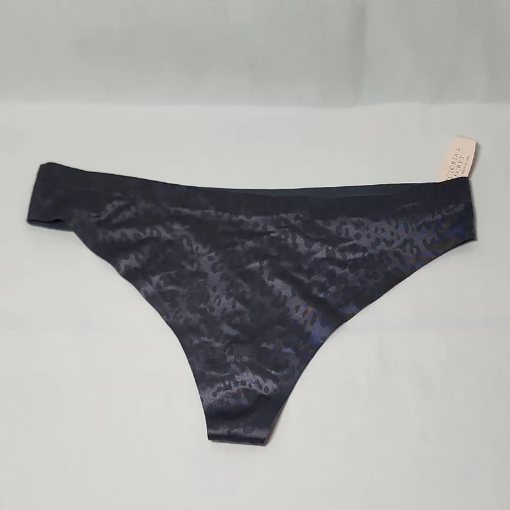 Victoria's Secret Black Leopard Print Panties